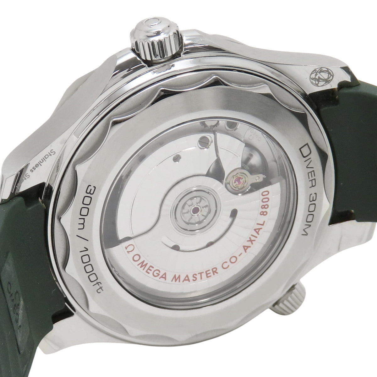 Seamaster Diver 300m 210.32.42.20.10.001 Stainless Steel/Rubber Automatic, Purchased in May 2023, Green