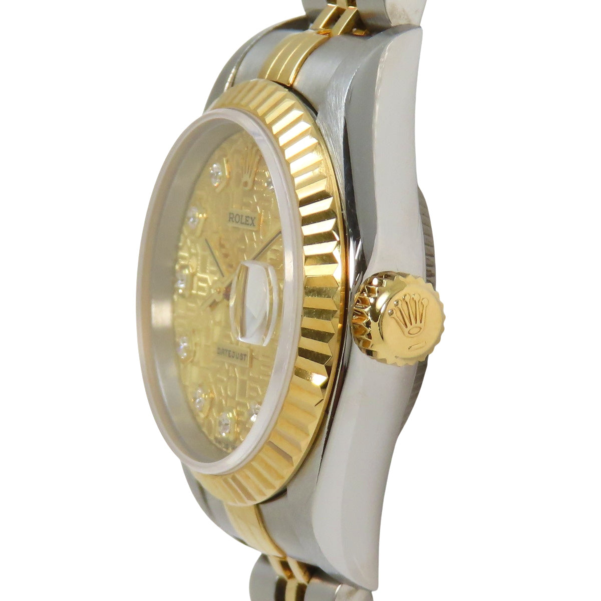 【保証書付】69173G デイトジャスト YG/SS U番(1997年) 自動巻き 1998年8月購入 ゴールド