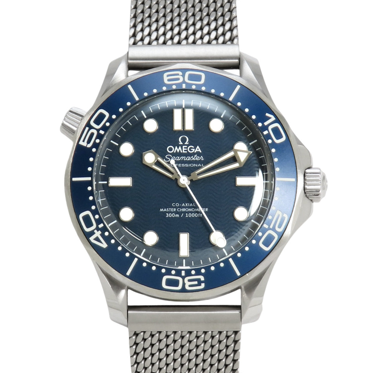 Seamaster Diver 300m 210.30.42.20.03.002 Stainless Steel Automatic Watch, Commemorating the 60th Anniversary of the Bond Films, Blue, Purchased in December 2024