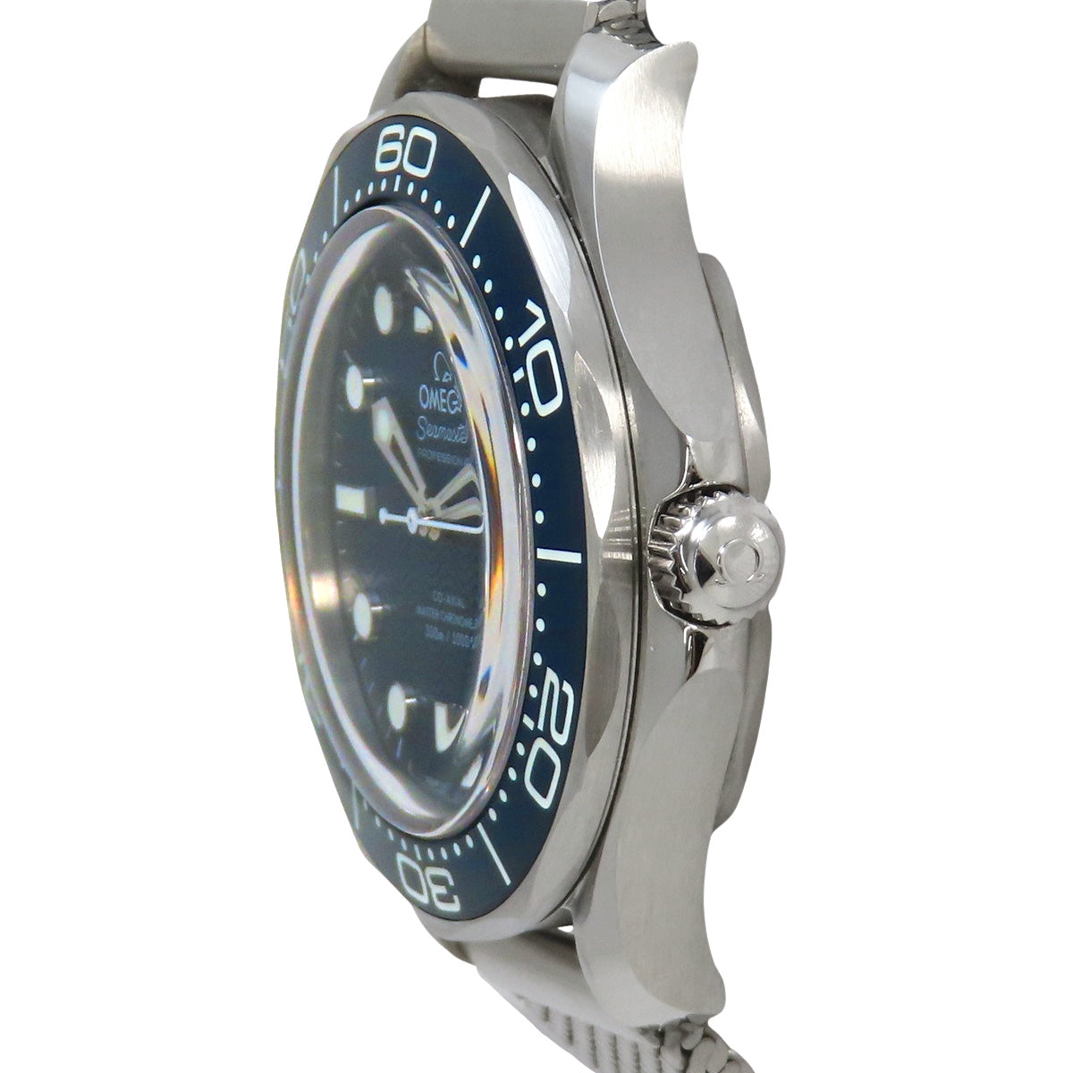 Seamaster Diver 300m 210.30.42.20.03.002 Stainless Steel Automatic Watch, Commemorating the 60th Anniversary of the Bond Films, Blue, Purchased in December 2024