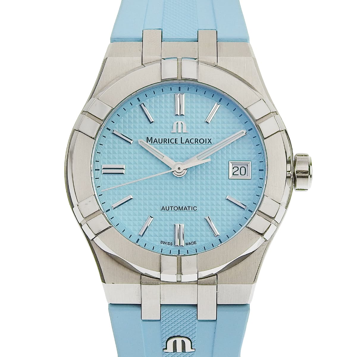 Aikon Automatic Summer Edition, Limited to 888 pieces worldwide, AI6007-SS00F-431-C, Stainless Steel/Rubber, Turquoise, Clou de Paris decoration, Automatic, Men's