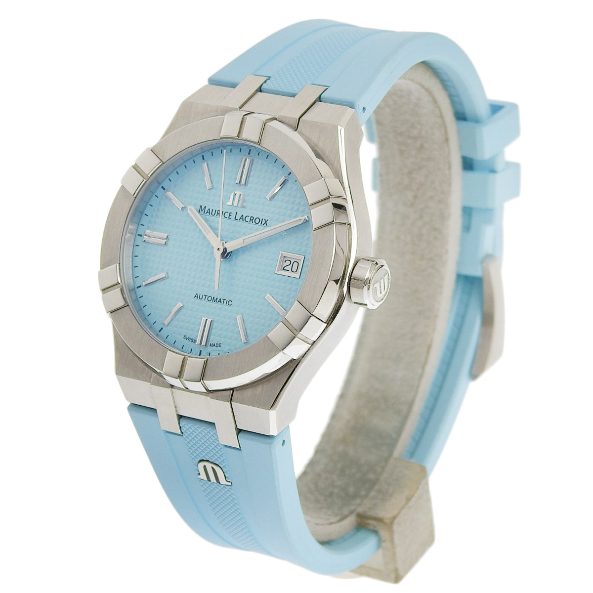 Aikon Automatic Summer Edition, Limited to 888 pieces worldwide, AI6007-SS00F-431-C, Stainless Steel/Rubber, Turquoise, Clou de Paris decoration, Automatic, Men's