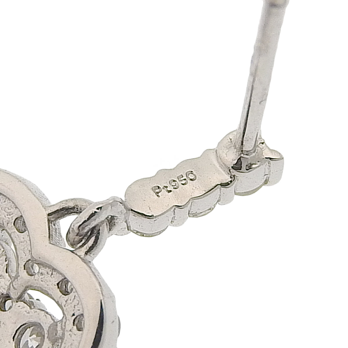 花朵钻石耳环 D0.172,0.50,0.187,0.50 铂金 Pt950 Pt900