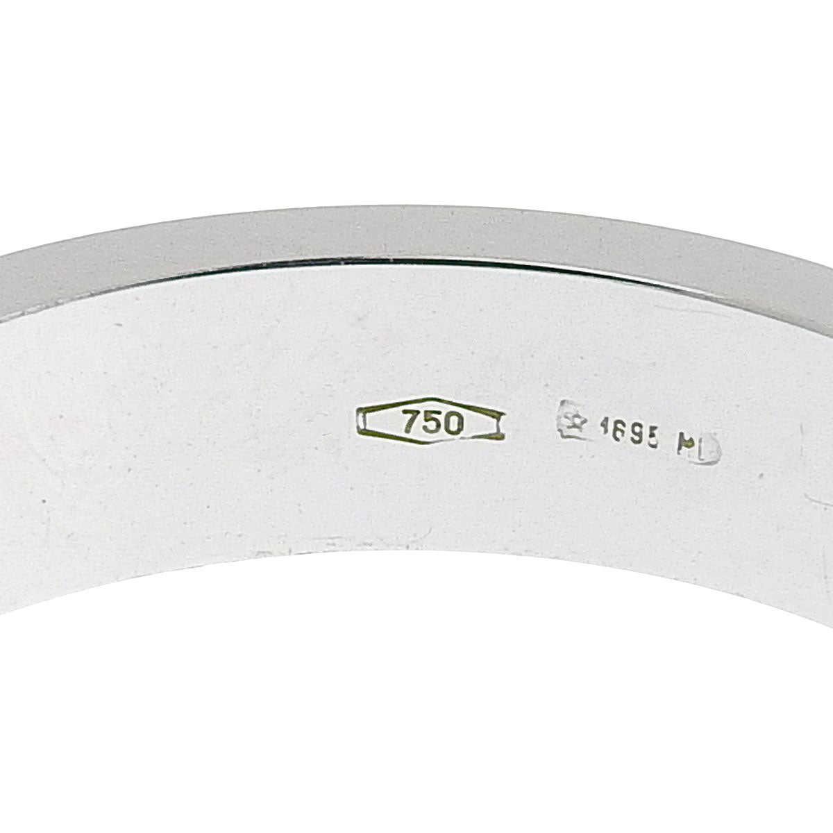 アイコン スリムリング ホワイトゴールド K18WG 3.6g