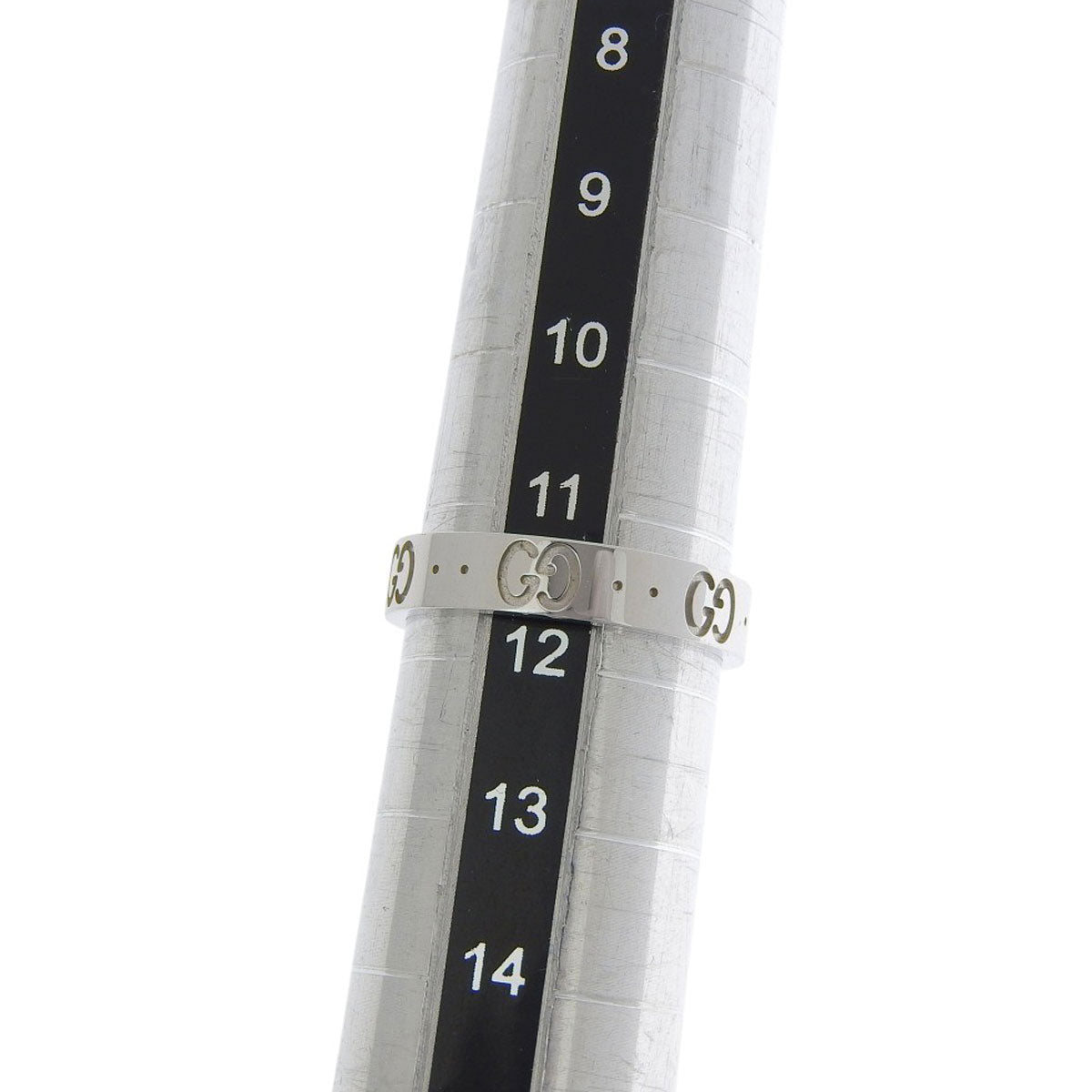 アイコン スリムリング ホワイトゴールド K18WG 3.6g