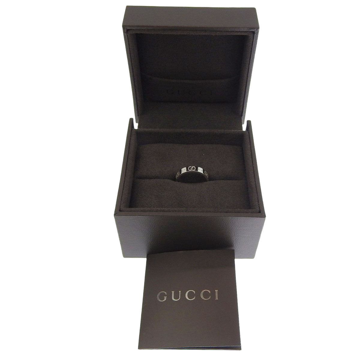 アイコン スリムリング ホワイトゴールド K18WG 3.6g