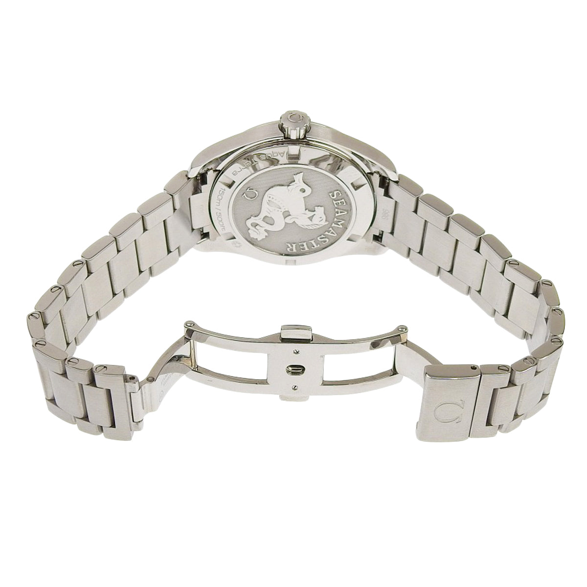 231.10.39.61.02.001 海马系列 Aqua Terra 不锈钢石英白