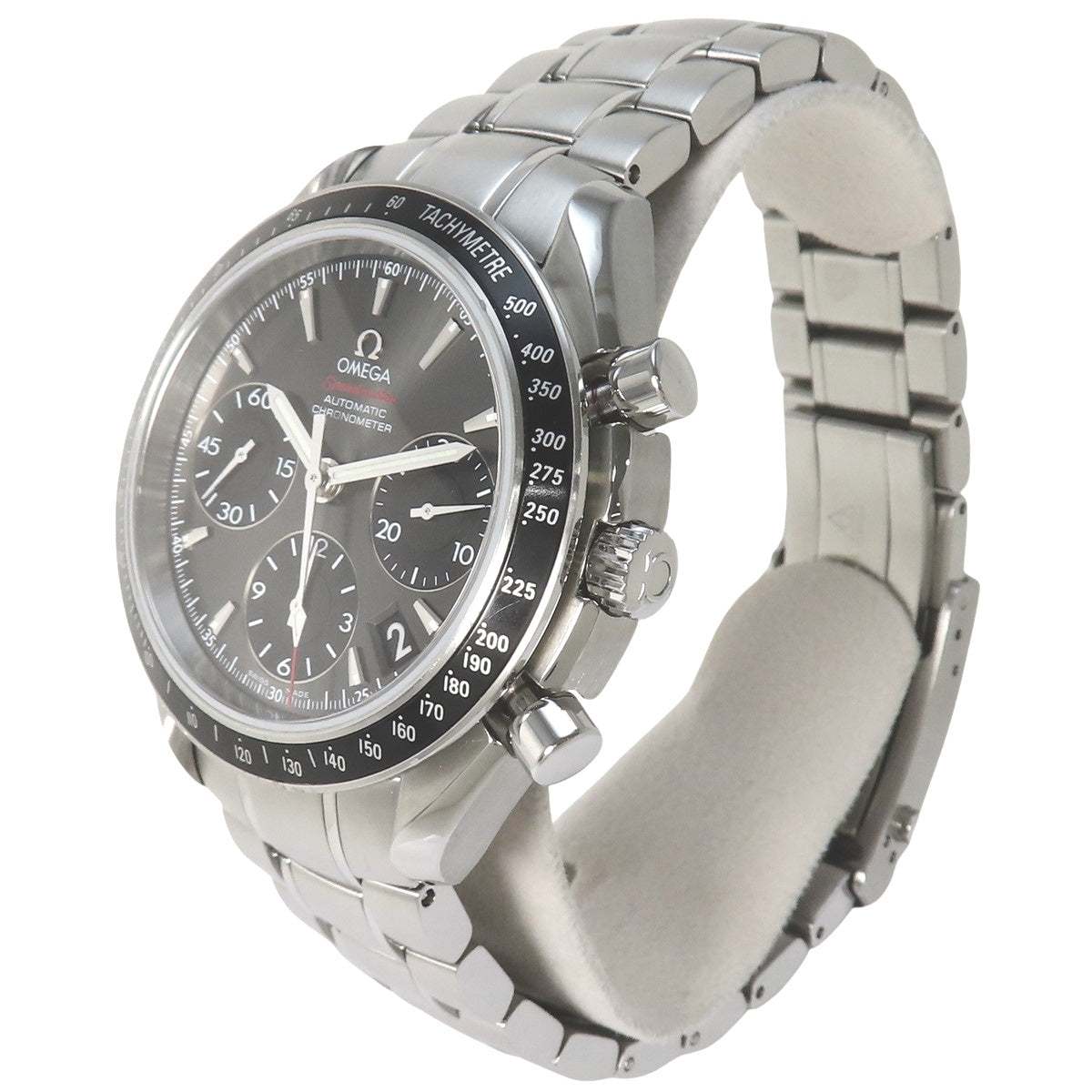 323.30.40.40.06.001 超霸系列 日期型 不锈钢 自动上链 灰色