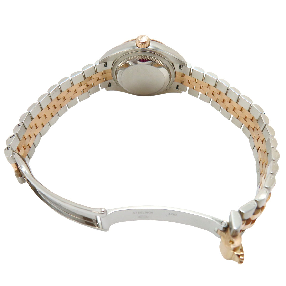 日志型28 279171NG PG/SS 随机编号 白色贝母表盘/10颗钻石 自动上链