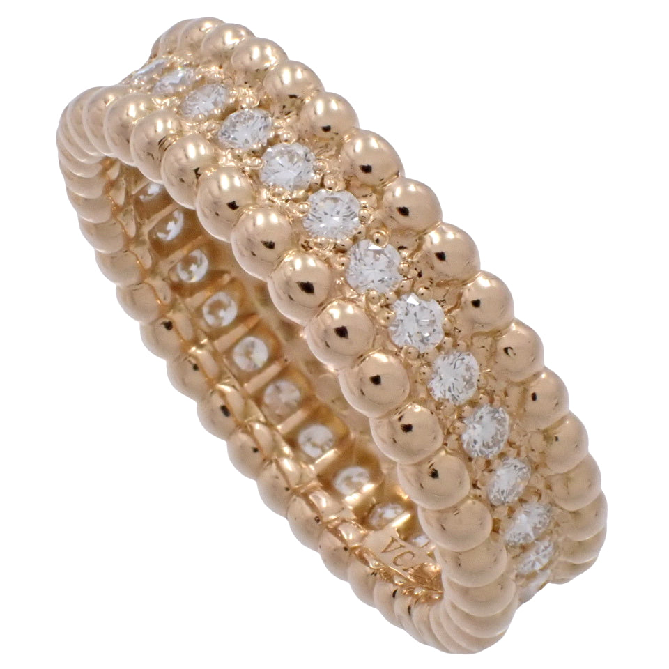 Perle Diamond Ring, Single Row Model, K18 Pink Gold (PG)