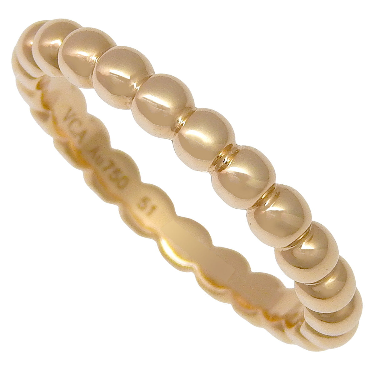 Perle Gold Pearl Ring, Small Model, Pink Gold, K18PG