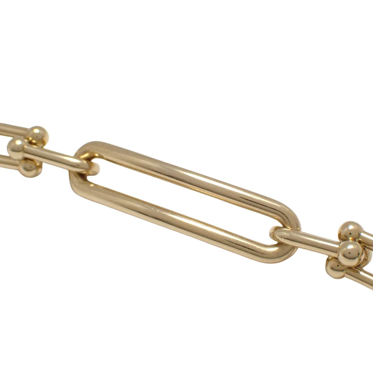 Hardware Link Bracelet, Yellow Gold (K18YG), 21.5g