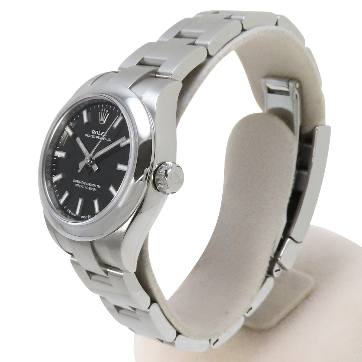 276200 蚝式恒动28型 不锈钢 随机编号 自动上链 黑色