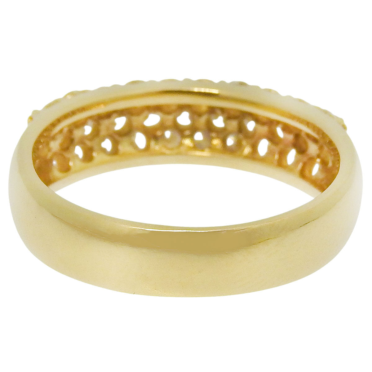 Diamond ring D1.00 K18YG 4.9g