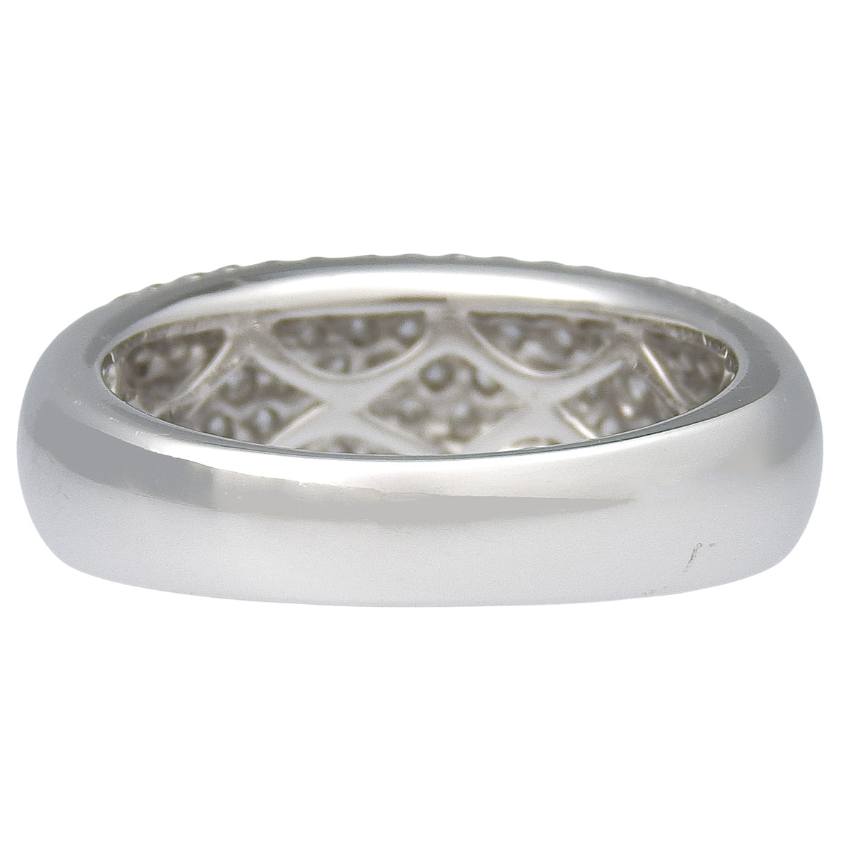 ハーフエタニティ リング D1.46 K18WG 7.2g