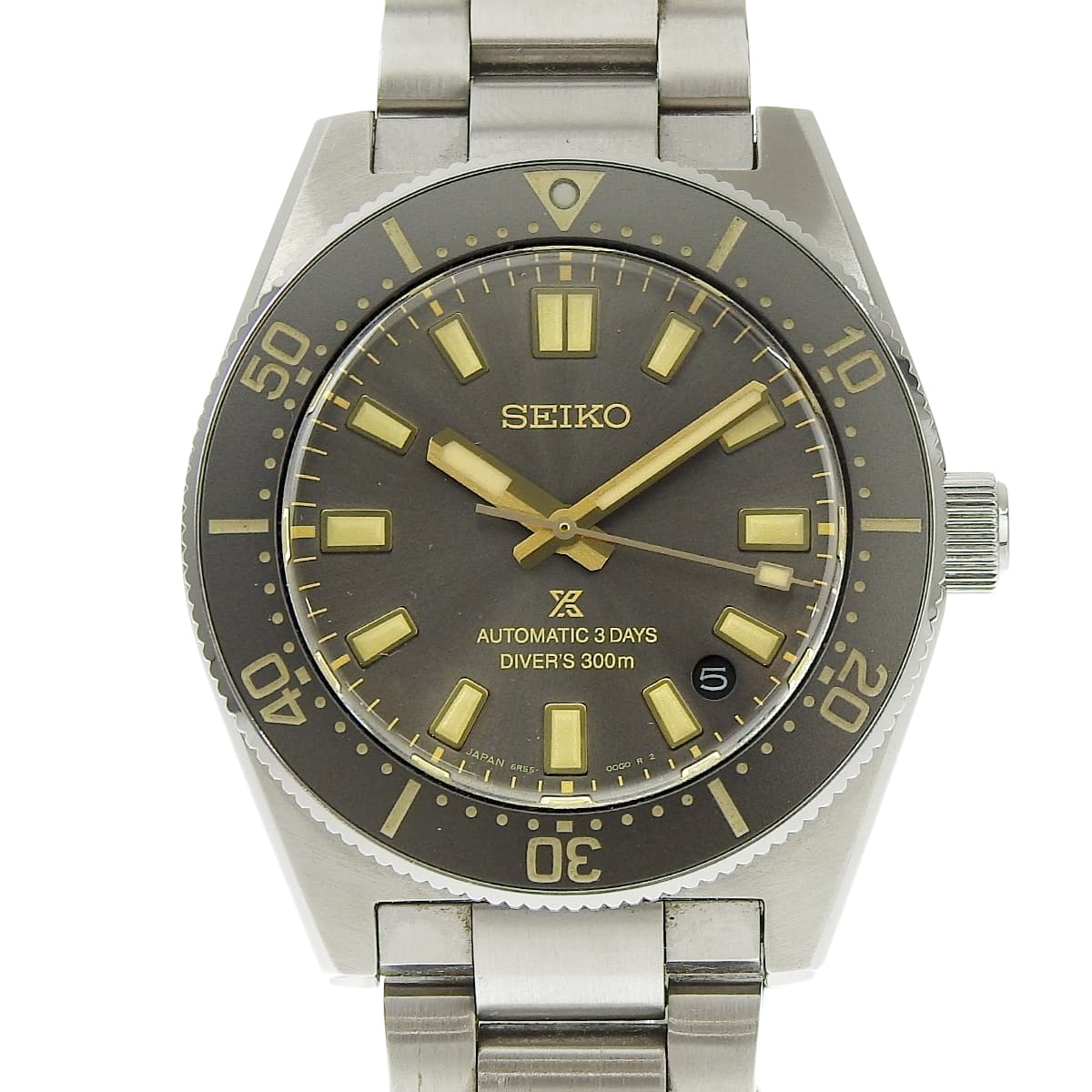 Prospex 百年纪念版 SBDC199 不锈钢炭灰色自动男士腕表