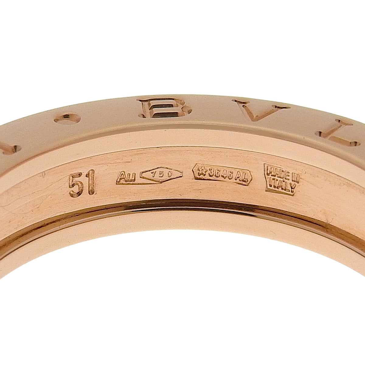 B.zero1 Ring Pink Gold K18PG