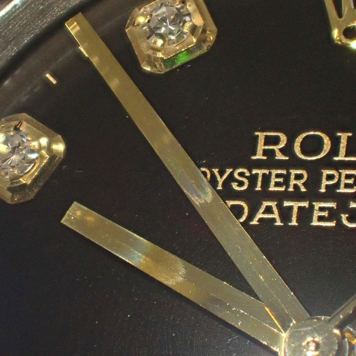 16233G 日志型腕表 YG/SS 自动上链 黑色