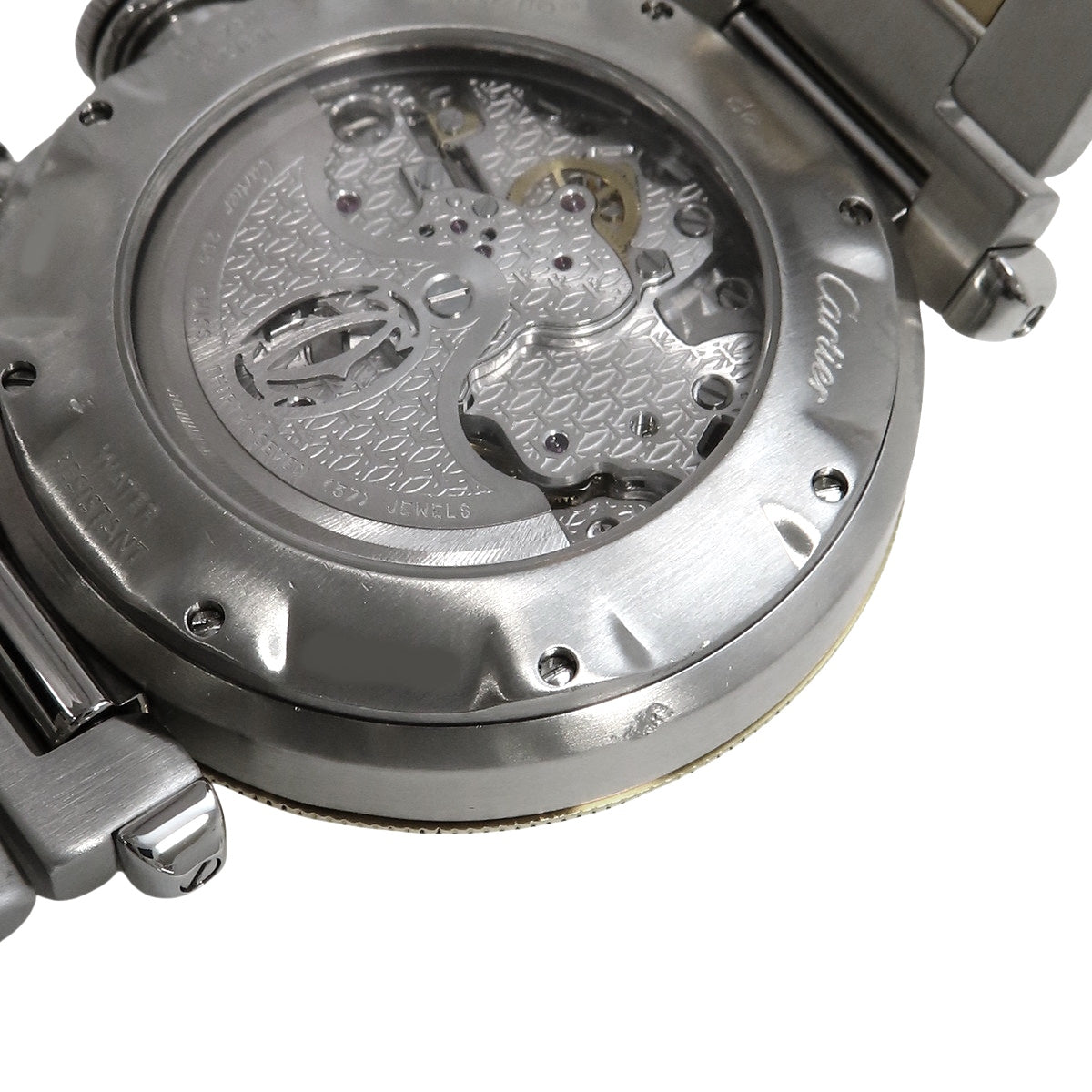 W31036T6 パシャ38 クロノグラフ YG/SS 自動巻き アイボリー