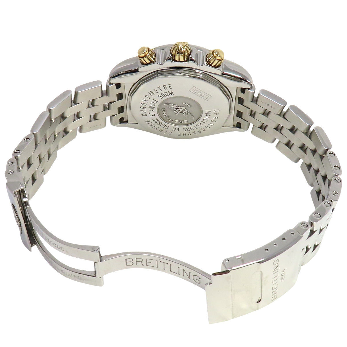 Chronomat Evolution B13356 YG/SS 自动上链白色双色表