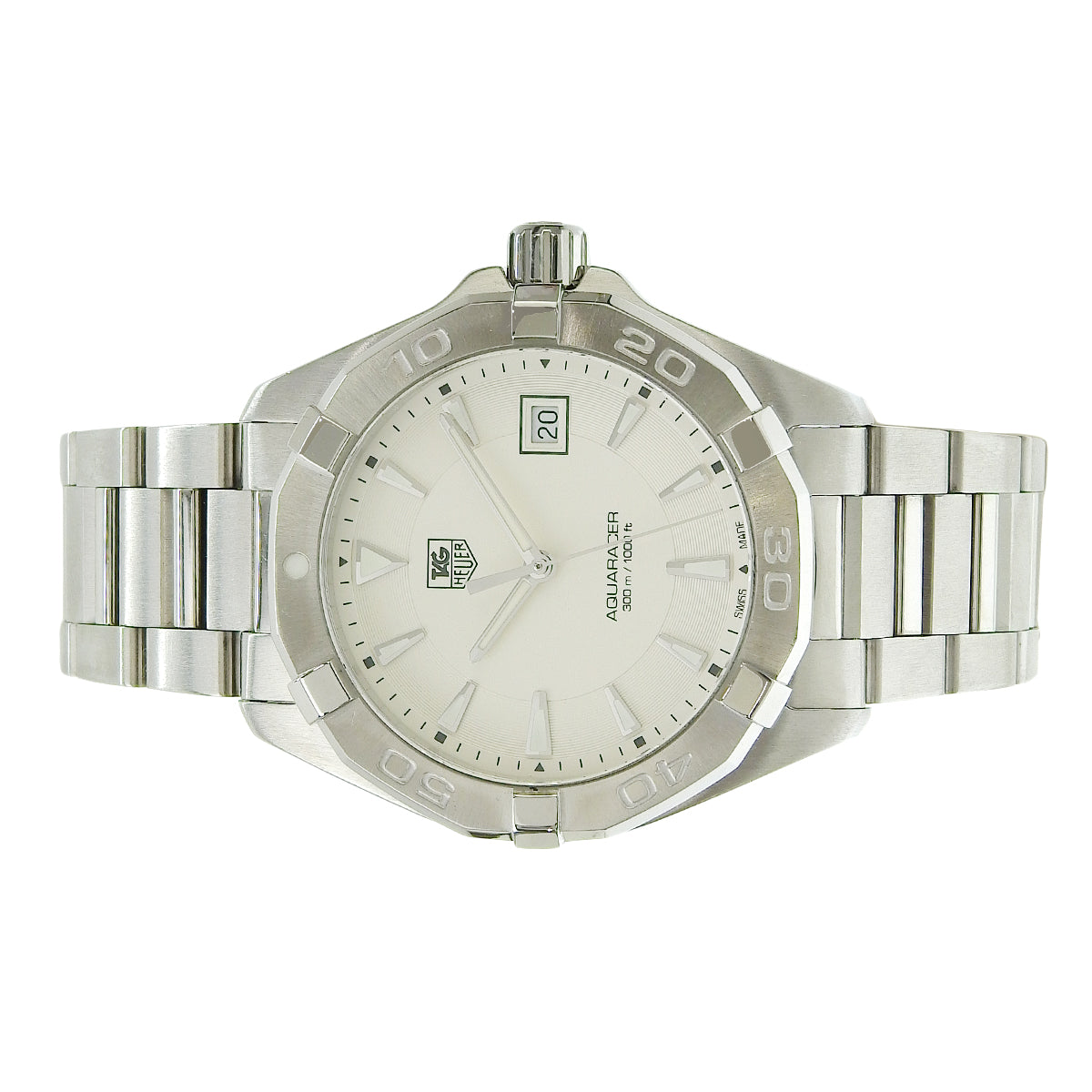 アクアレーサー WAY1111.BA0910 SS ホワイト クオーツ メンズ