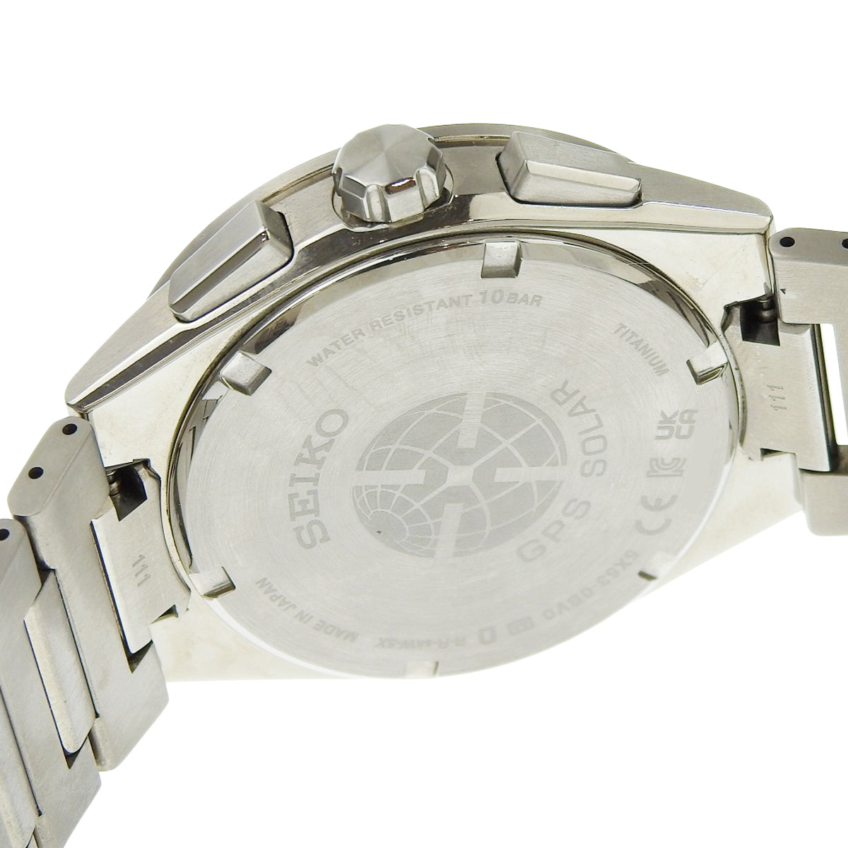 Astron SBXC117 TI 银色太阳能男士手表