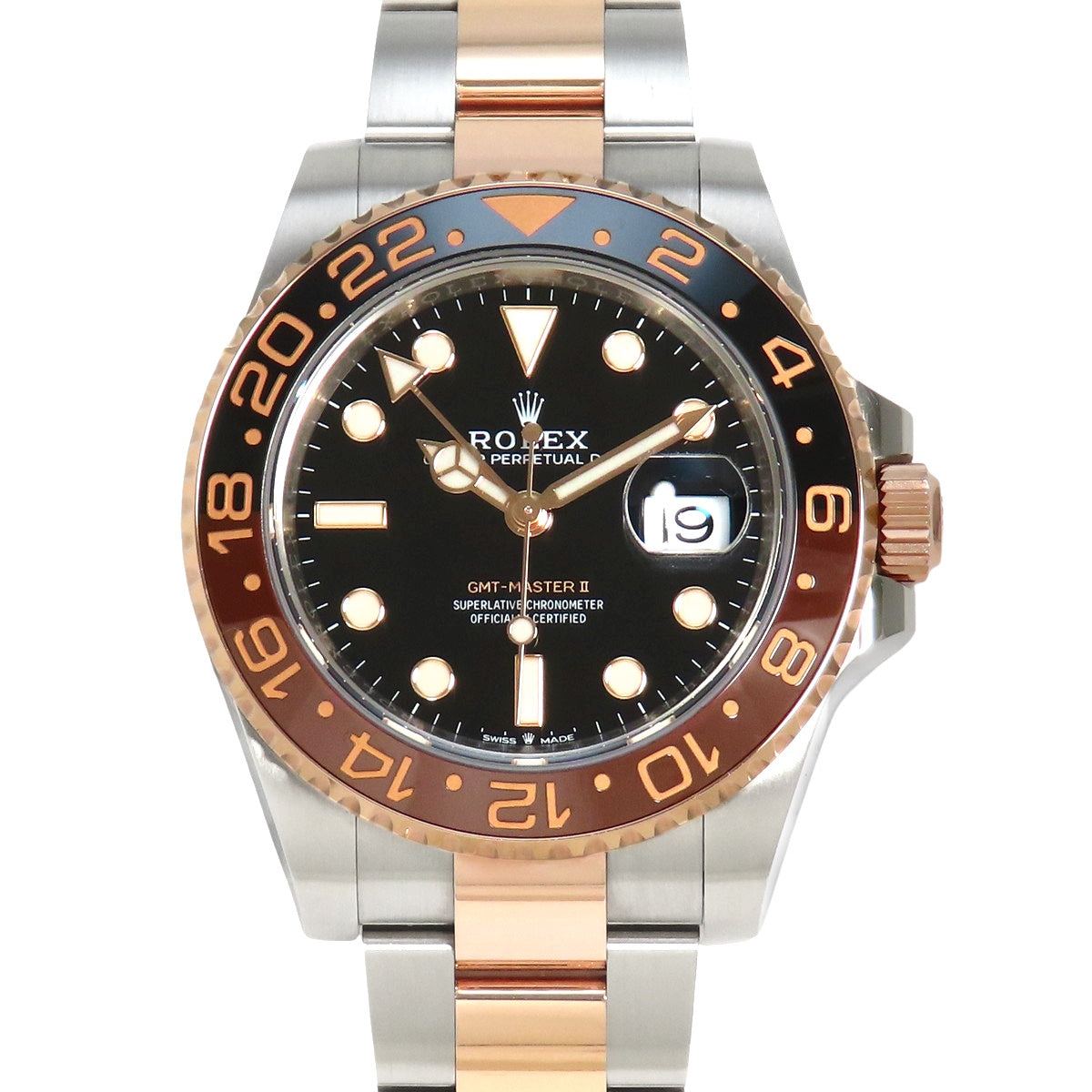 126711CHNR GMT-Master II PG x SS, Random Serial Number, Automatic, Black Dial