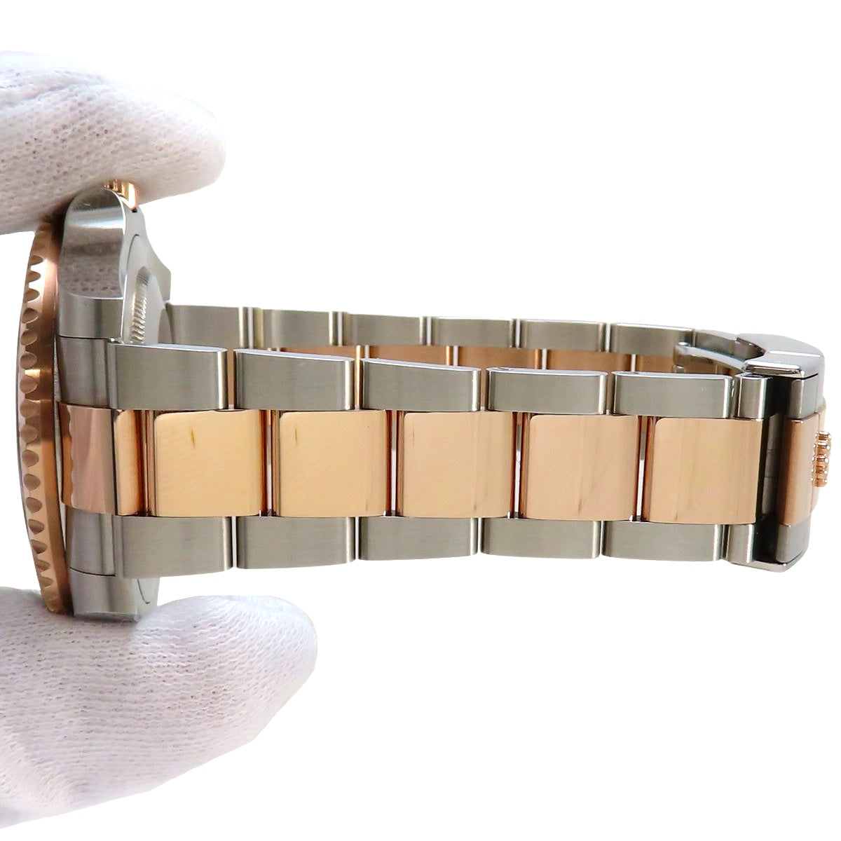 126711CHNR GMT-Master II 玫瑰金×精钢 随机编号 自动上链 黑色