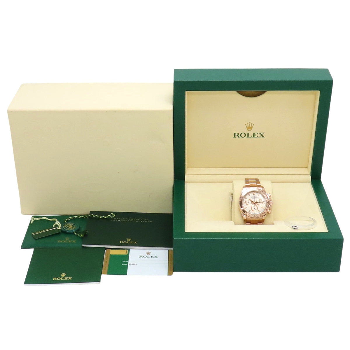 116505 Daytona PG, random serial number, automatic winding, ivory dial.