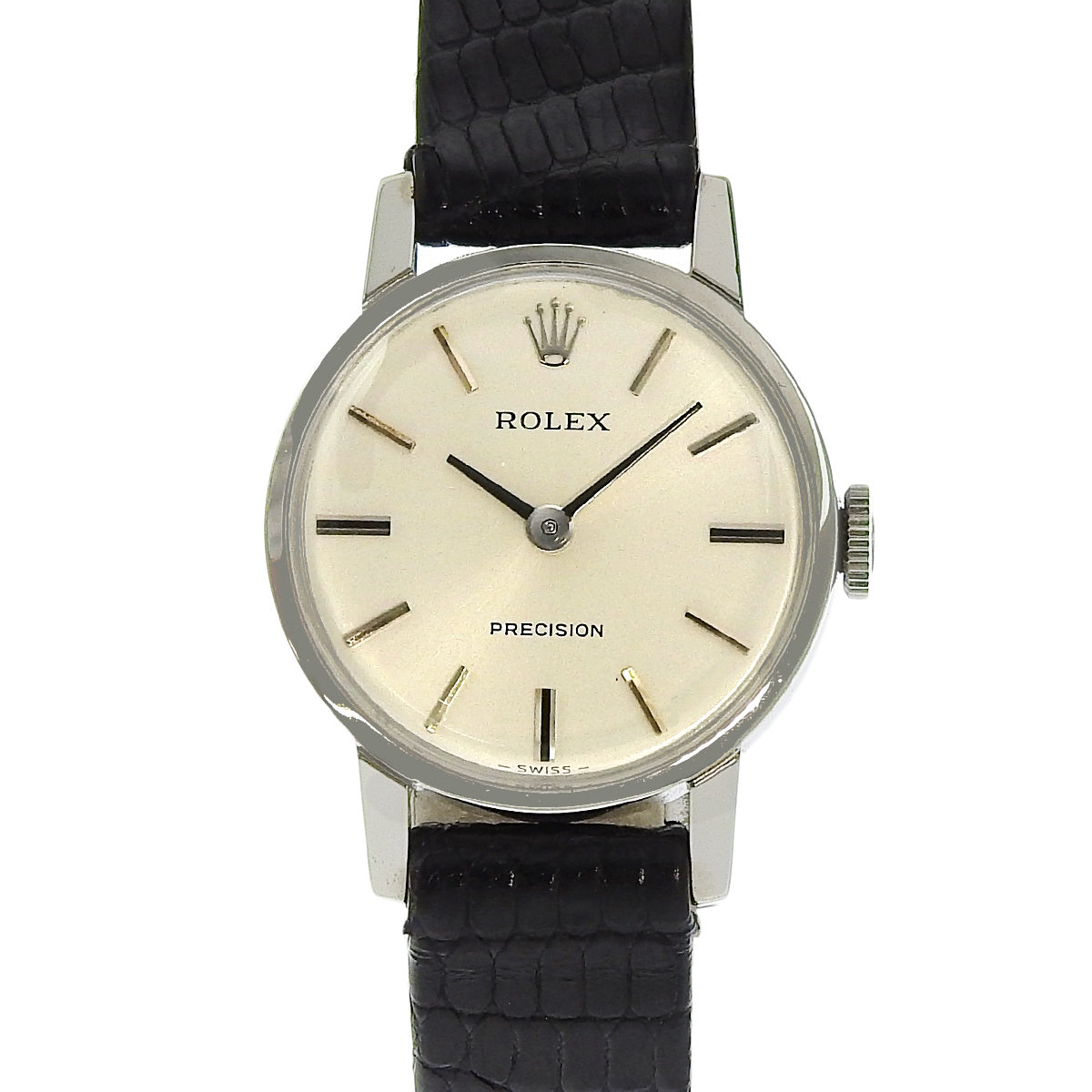 2649 プレシジョン SS/革 手巻き ホワイト