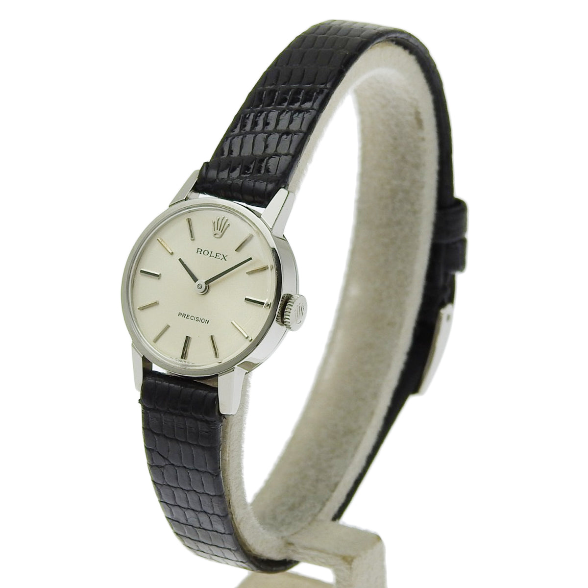 2649 プレシジョン SS/革 手巻き ホワイト