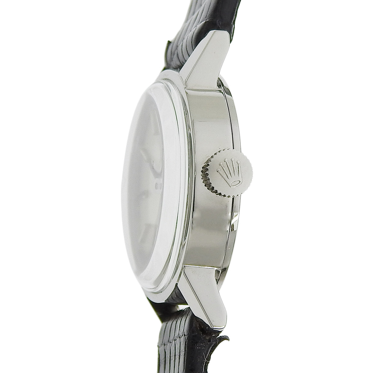 2649 プレシジョン SS/革 手巻き ホワイト
