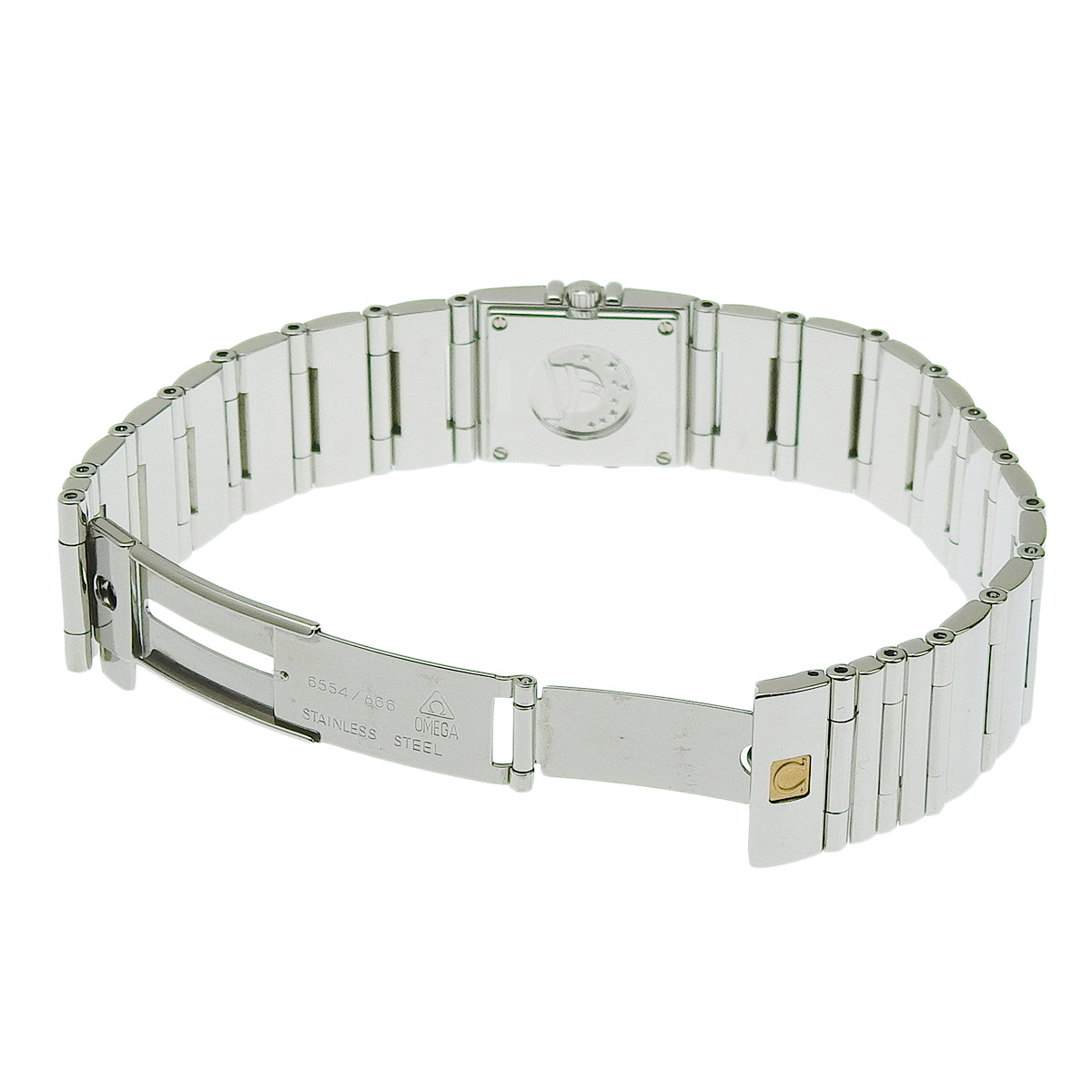 Constellation Cale 1528.76.00 SS White Shell Dial Diamond Bezel Quartz Women's