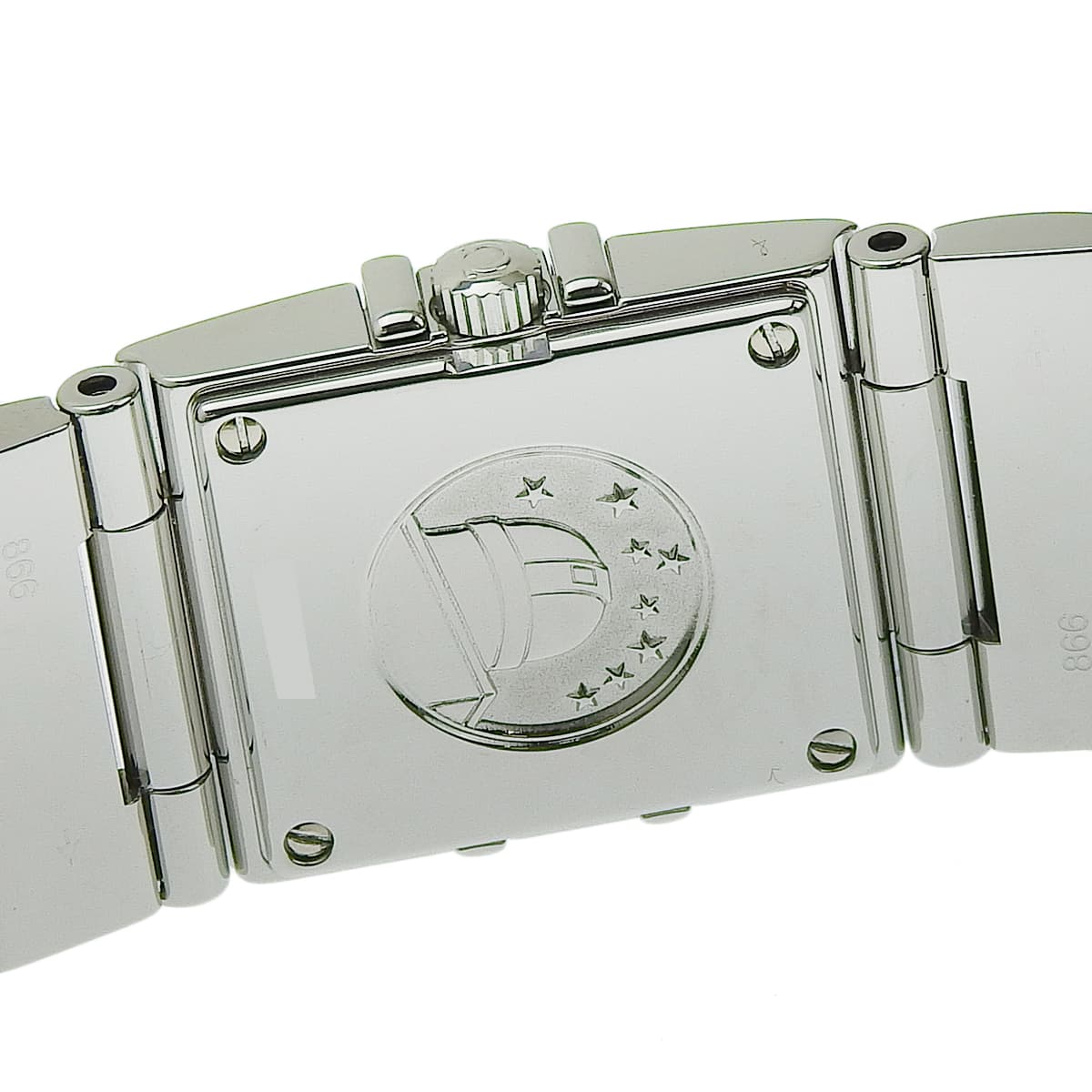 Constellation Cale 1528.76.00 SS White Shell Dial Diamond Bezel Quartz Women's