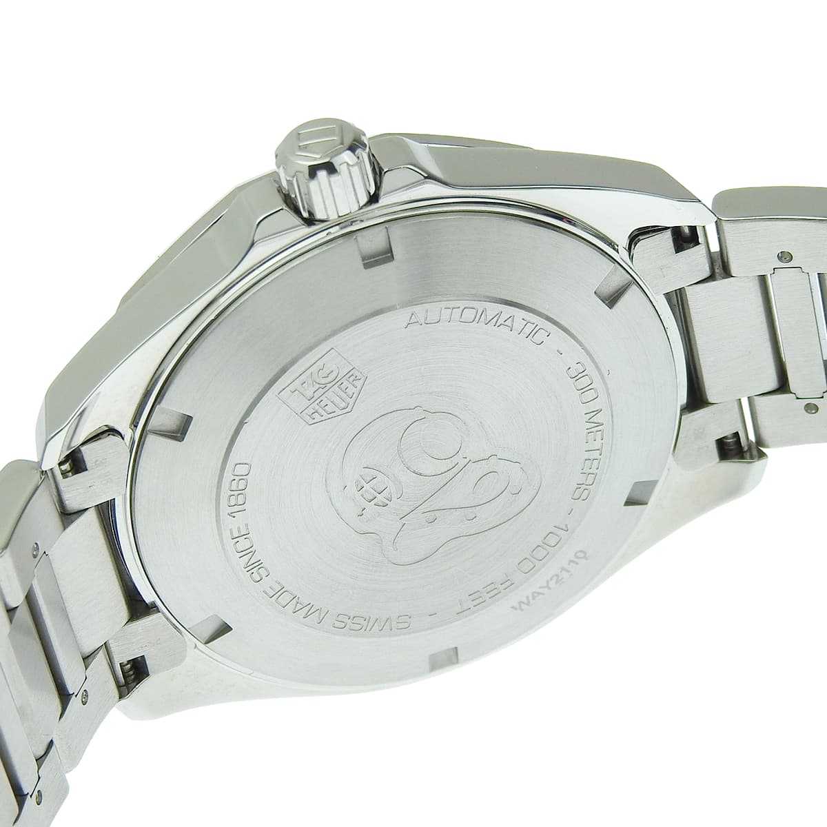 Aquaracer WAY2110.BA0928 SS Black Automatic Men's Watch