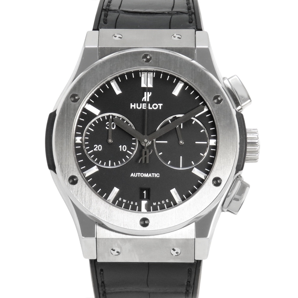 521.NX.1171.LR クラシックフュージョン クロノグラフ チタン/アリゲーター 自動巻き ブラック