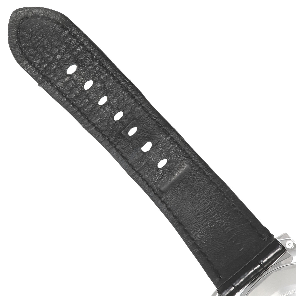 PAM00090 Luminor动力储存腕表 不锈钢/皮革 自动上链 黑色