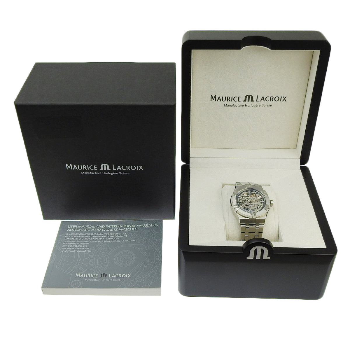 アイコン オートマティック スケルトン AI6007-SS002-030-1 SS 自動巻き メンズ