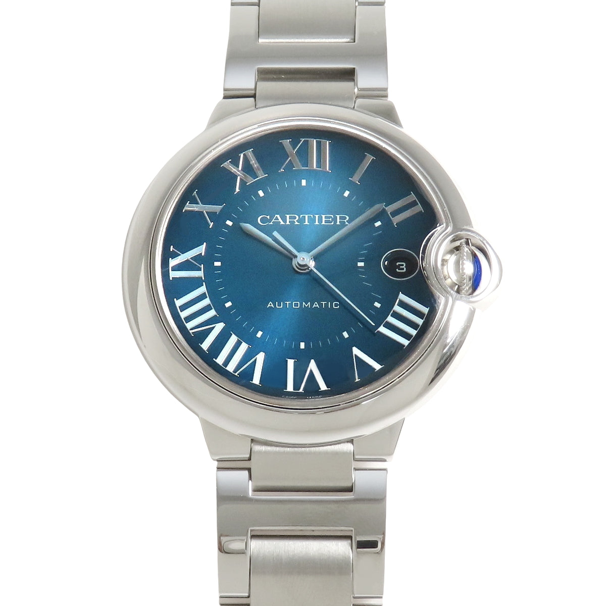 卡地亚蓝气球男士腕表 WSBB0061 不锈钢 蓝色 自动上链