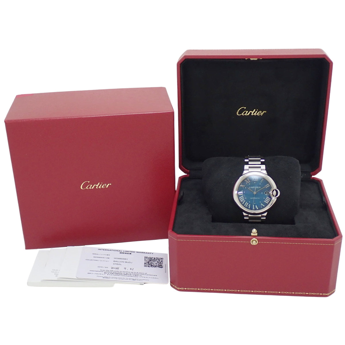 Ballon Bleu de Cartier LM WSBB0061 SS Blue Automatic