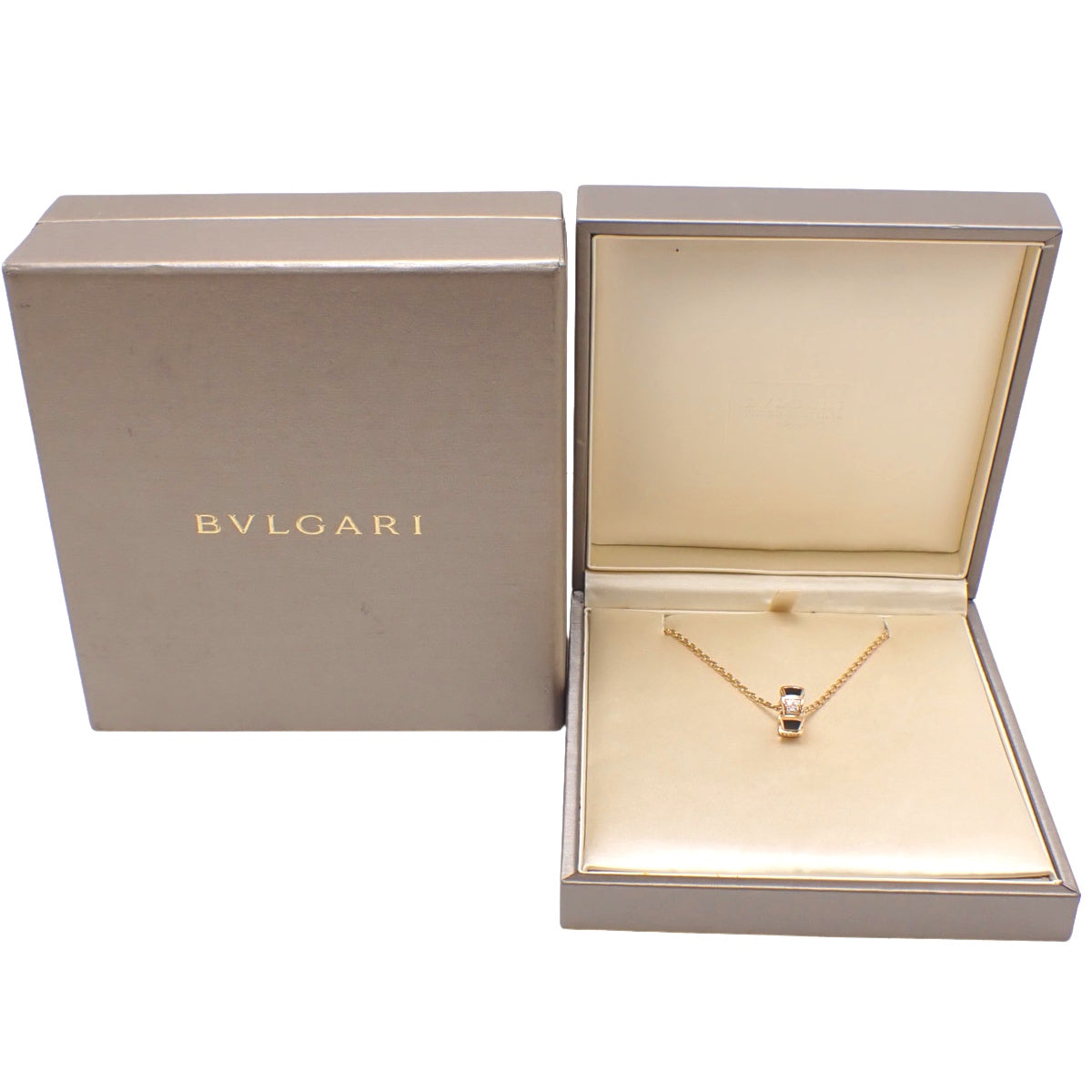 Serpenti Viper Necklace, Diamond/Onyx, Pink Gold (K18PG)