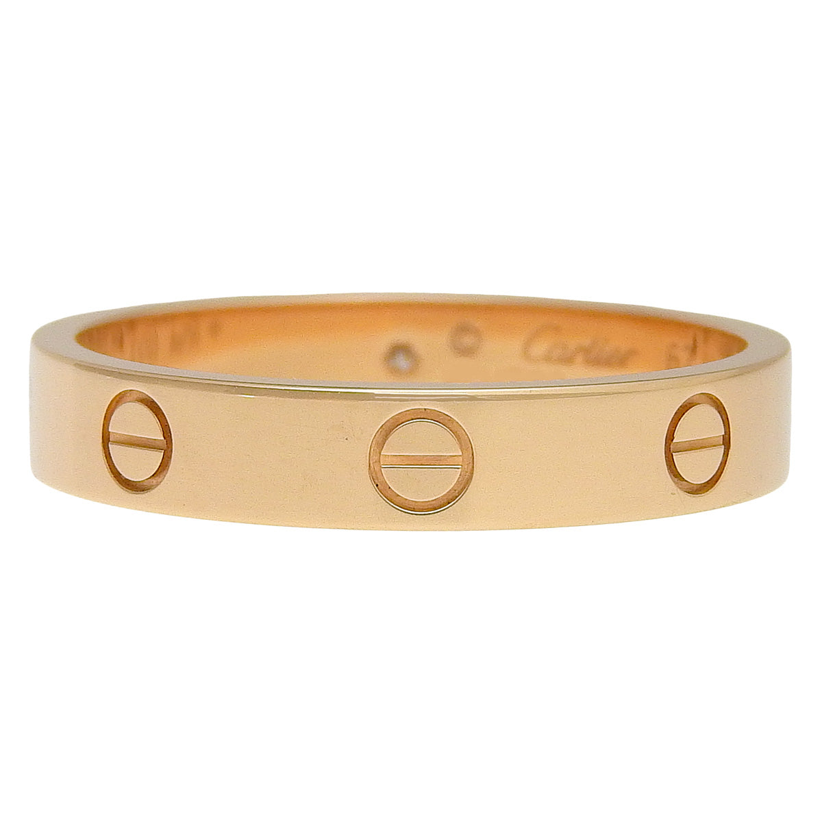 LOVE Ring, Small Model, 1 Diamond, Pink Gold, 18K Gold