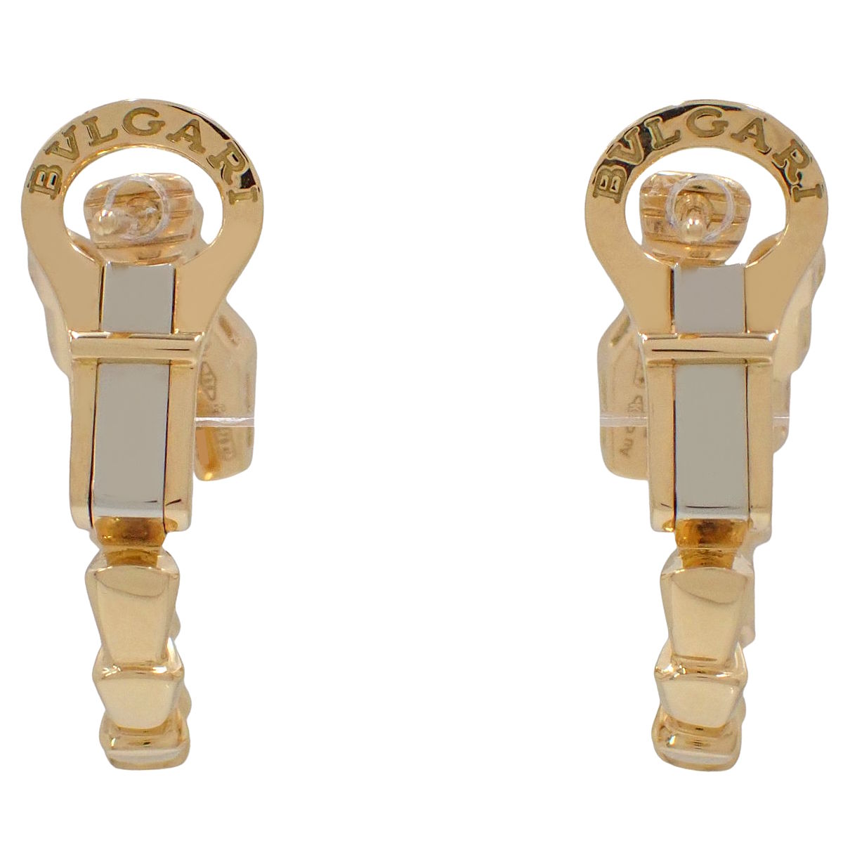 Serpenti Viper Earrings in 18K Yellow Gold