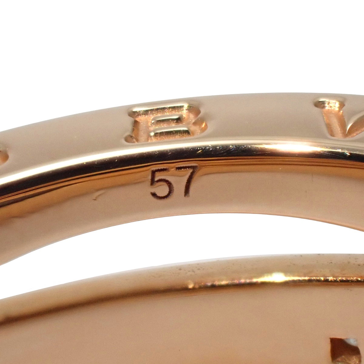 B.zero1 传奇戒指 钻石粉金 K18PG