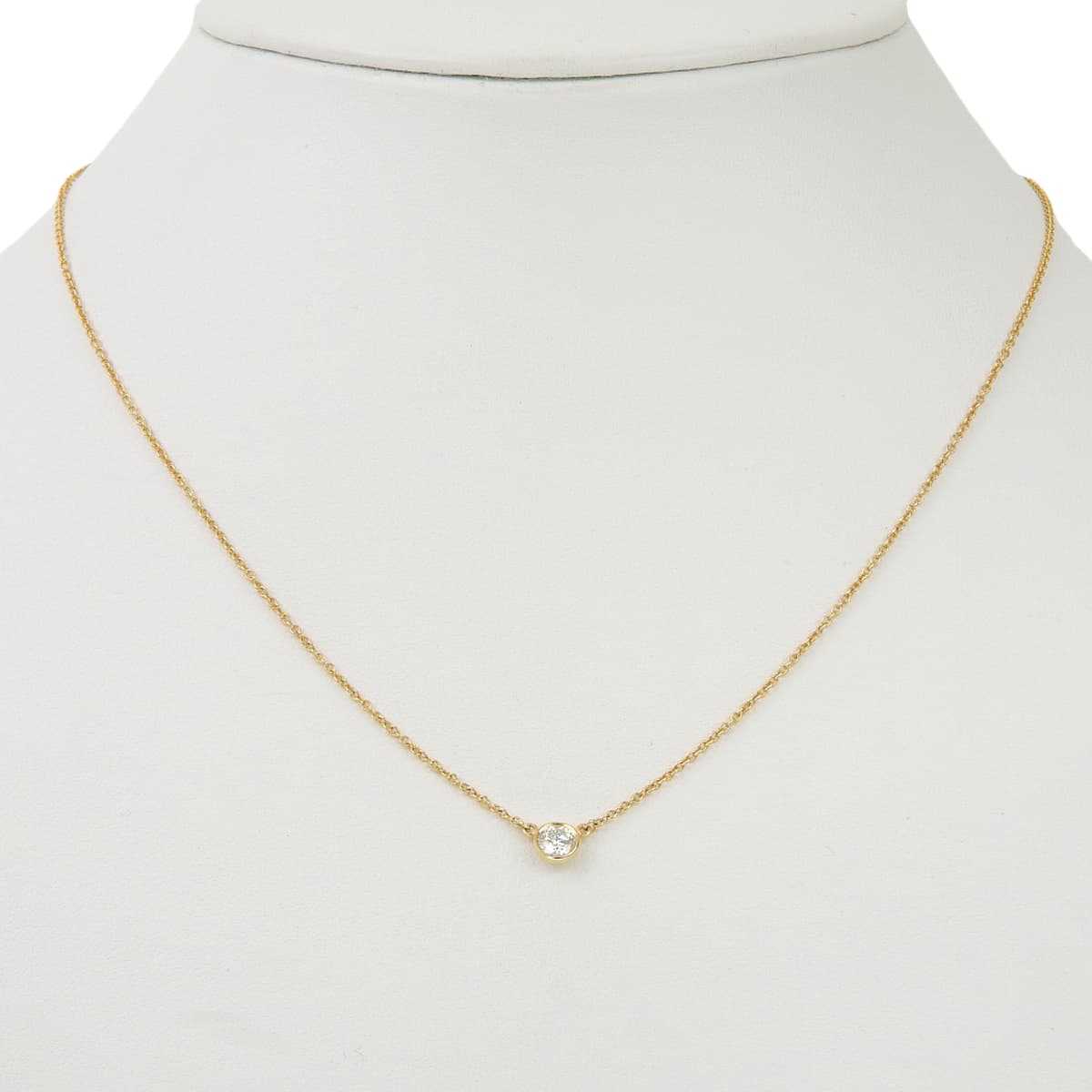 バイザヤード シングル ダイヤモンド ペンダント ピンクゴールド K18PG