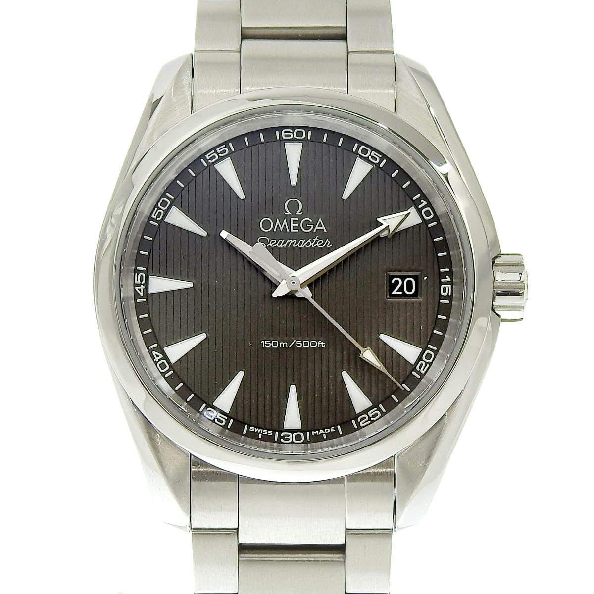 シーマスター アクアテラ 150M 231.10.39.60.001 SS グレー クオーツ メンズ