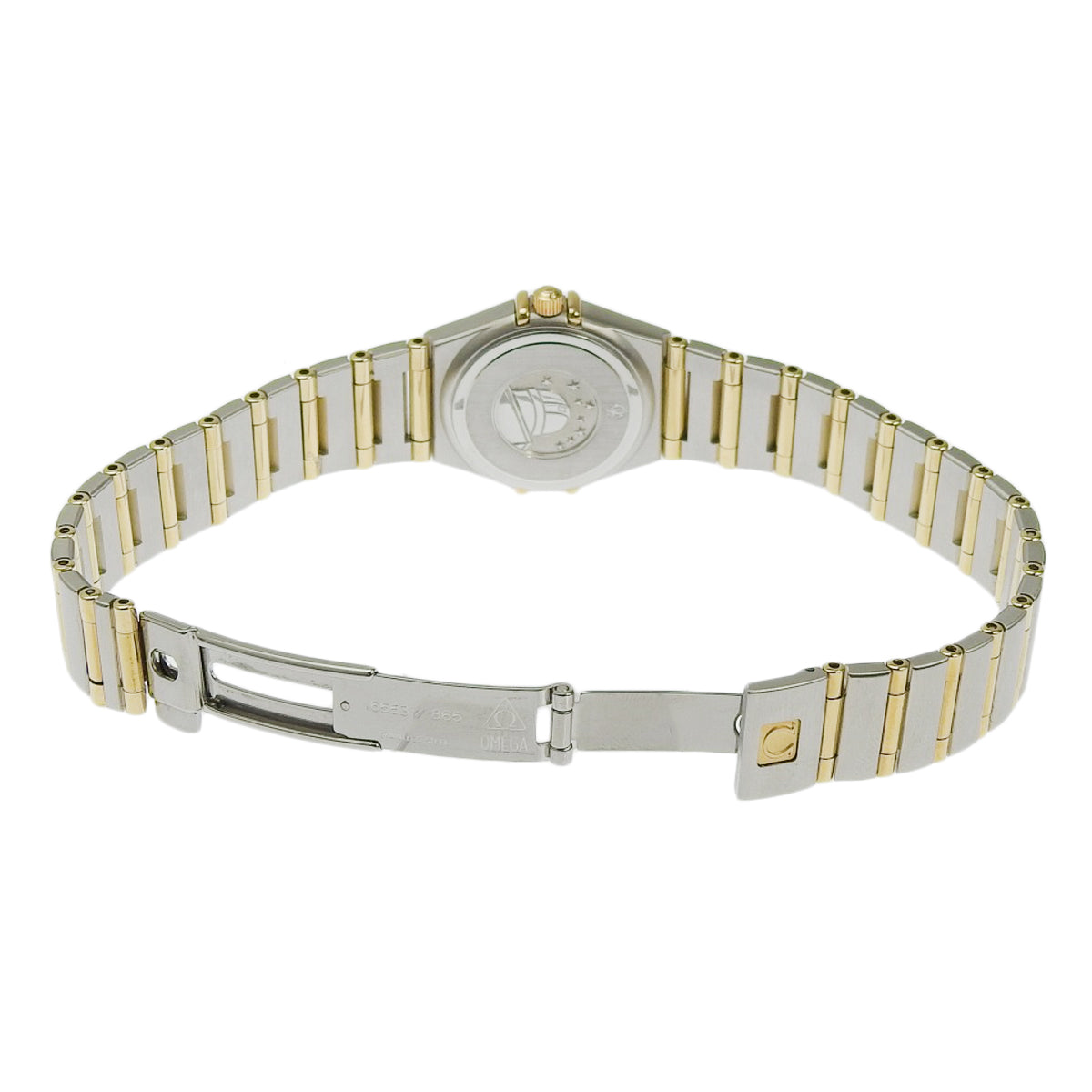 Constellation Mini Diamond Bezel 1267.70 YG/SS Shell Dial Quartz Women's