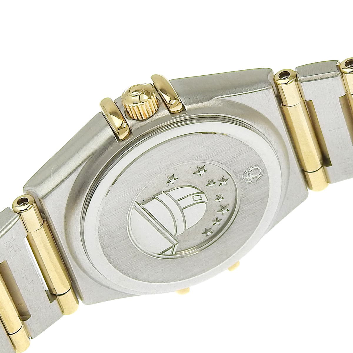 Constellation Mini Diamond Bezel 1267.70 YG/SS Shell Dial Quartz Women's