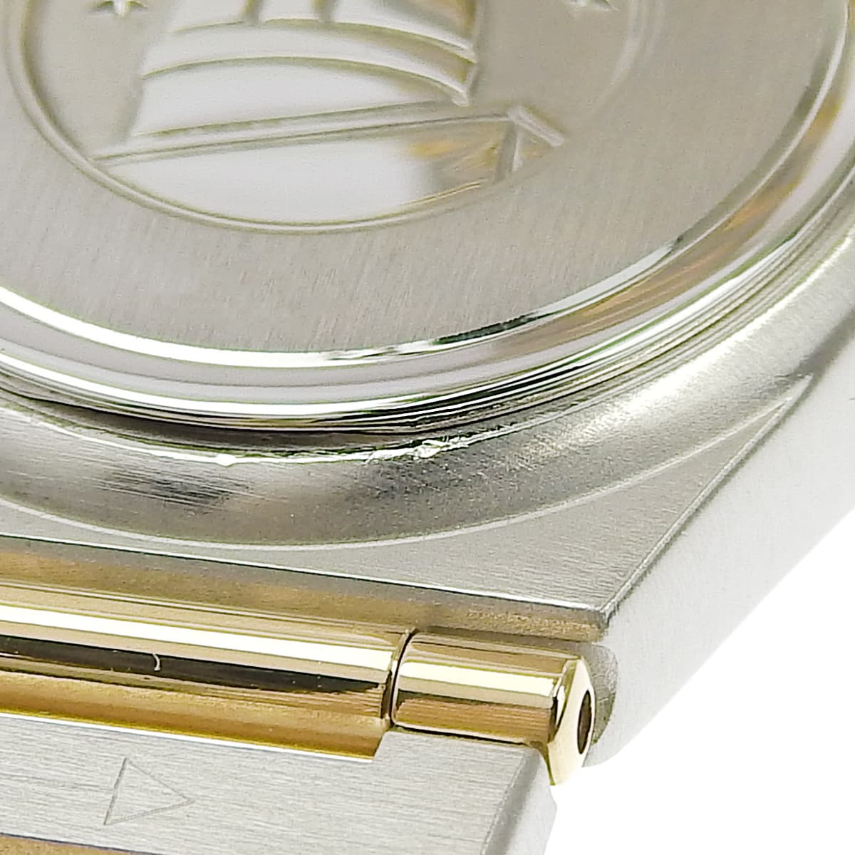 Constellation Mini Diamond Bezel 1267.70 YG/SS Shell Dial Quartz Women's