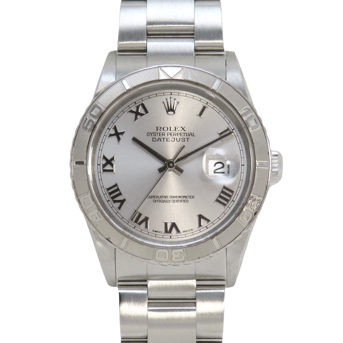 Datejust Thunderbird 16264 Y编号 白金/精钢自动腕表